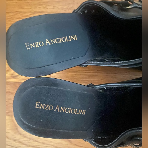 Enzo Angiolini leather studded mule heels - Picture 5 of 12